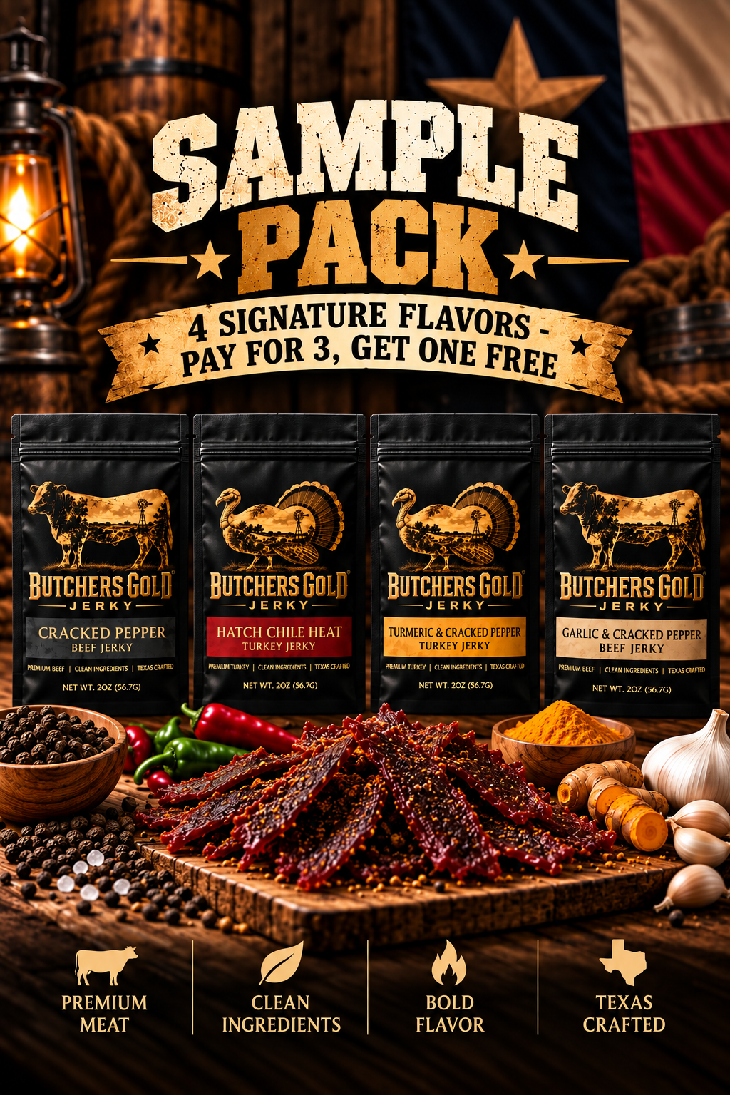 All Flavor Sampler Pack — Buy 3, Fourth Bag FREE