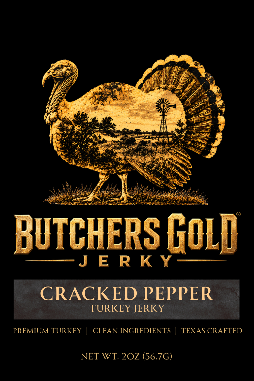 Cracked Pepper Turkey Jerky